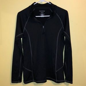 Black quarter zip